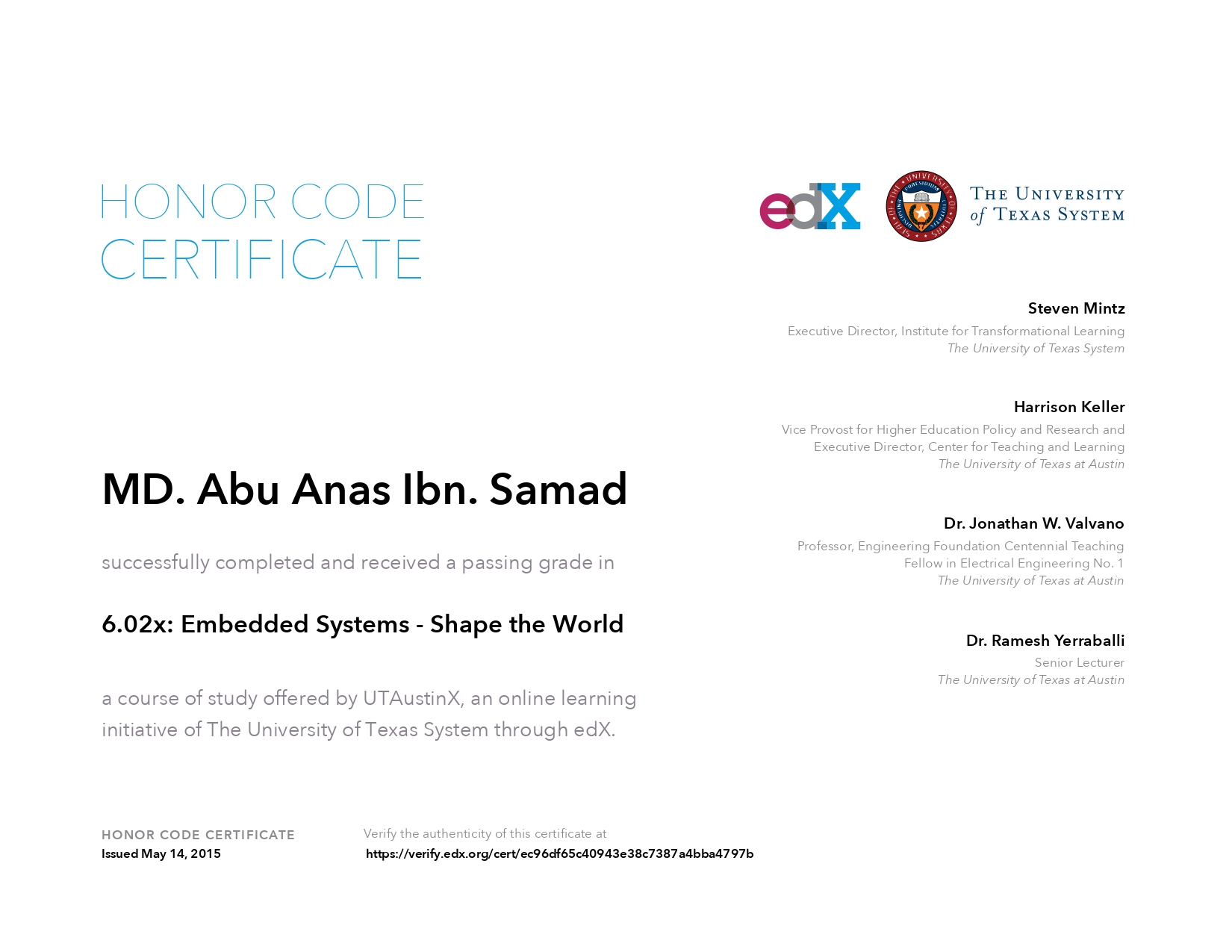 edX Berkeley :: Embedded Systems - Shape the World